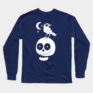 Crow and Skull Long Sleeve T-Shirt